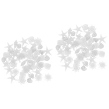 200Pièces Rochers Résine Transparente Pour Déco Aquarium