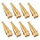 16Pièces Pieds Pointes Cuivre Support Haut-Parleur Durable 10
