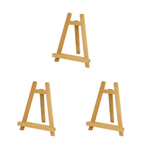3Pièces Support Trépied Chevalet Portable Pour Dessins 1