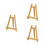 3Pièces Support Trépied Chevalet Portable Pour Dessins 6