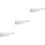 9Pièces Règles Métal Droit Double Face Argent Résistant Usage 5