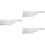 9Pièces Règles Métal Droit Double Face Argent Résistant Usage 6