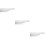 9Pièces Règles Métal Droit Double Face Argent Résistant Usage 9