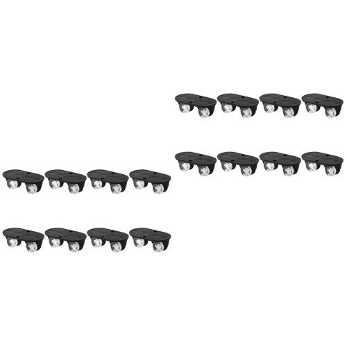 16Pièces Roulettes Noires ABS Pivot Pour Et Meubles 2