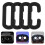 12Pièces Coussin Remplacement Noir En PU Cuir Pour Casque Vr 6