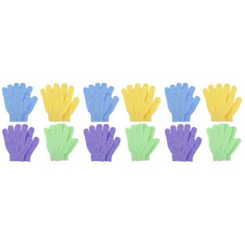 3Pièces Bain Exfoliants Nylon Colorés Massage Circulation 2