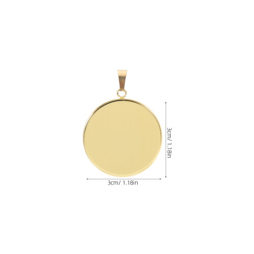 40Pièces Présentoirs Pendentifs Dorés Robustes Pour Faits Main 1