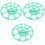 3Pièces Instrument Vert Flange Mamelon Bébé 2