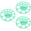 3Pièces Instrument Vert Flange Mamelon Bébé 5