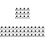 4Ensembles Étiquettes Nom Pratiques Double Face Noires Robustes 2