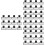 4Ensembles Étiquettes Nom Pratiques Double Face Noires Robustes 6