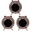 3Pièces Marron Pour Hamster De Jeu Petits Animaux 2