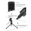 USB Microphone,Condenser Microphone for Computer PC Mic with Stand for Recording,Podcast,Gaming,Streaming Mic for Skype 3