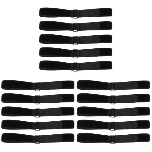 15Pièces Attache-Câbles À Boucle En Fer Noir Pour Usage Domestique 1