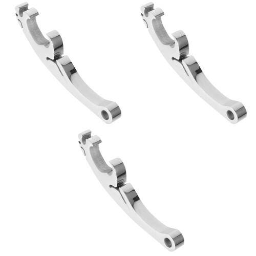 3Pièces Décapsuleur Manuel Compact Argenté Design Unique Pratique 1