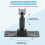 2 x Car Interior Rear View Mirror Back Plate Panel Mounting Bracket for Car DVR 3