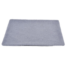 (Dark Grey, 95x65cm) Self-Heating Pet Pads Blanket Puppy Pad Warm Cushion Mat for Cats Dogs Washable Pets with Thermal Body Heat Reflecting Core Pad
