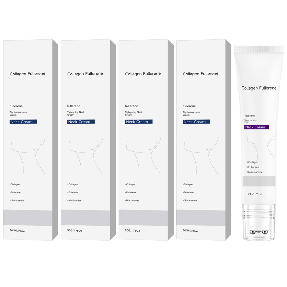 Bghone (4 X 50G Boxed) Collagen Tightening Neck Cream Nourishing Lifting & Fadingneck Lines Improving Dryness Roughness Softening Skin Neck Moisturizer