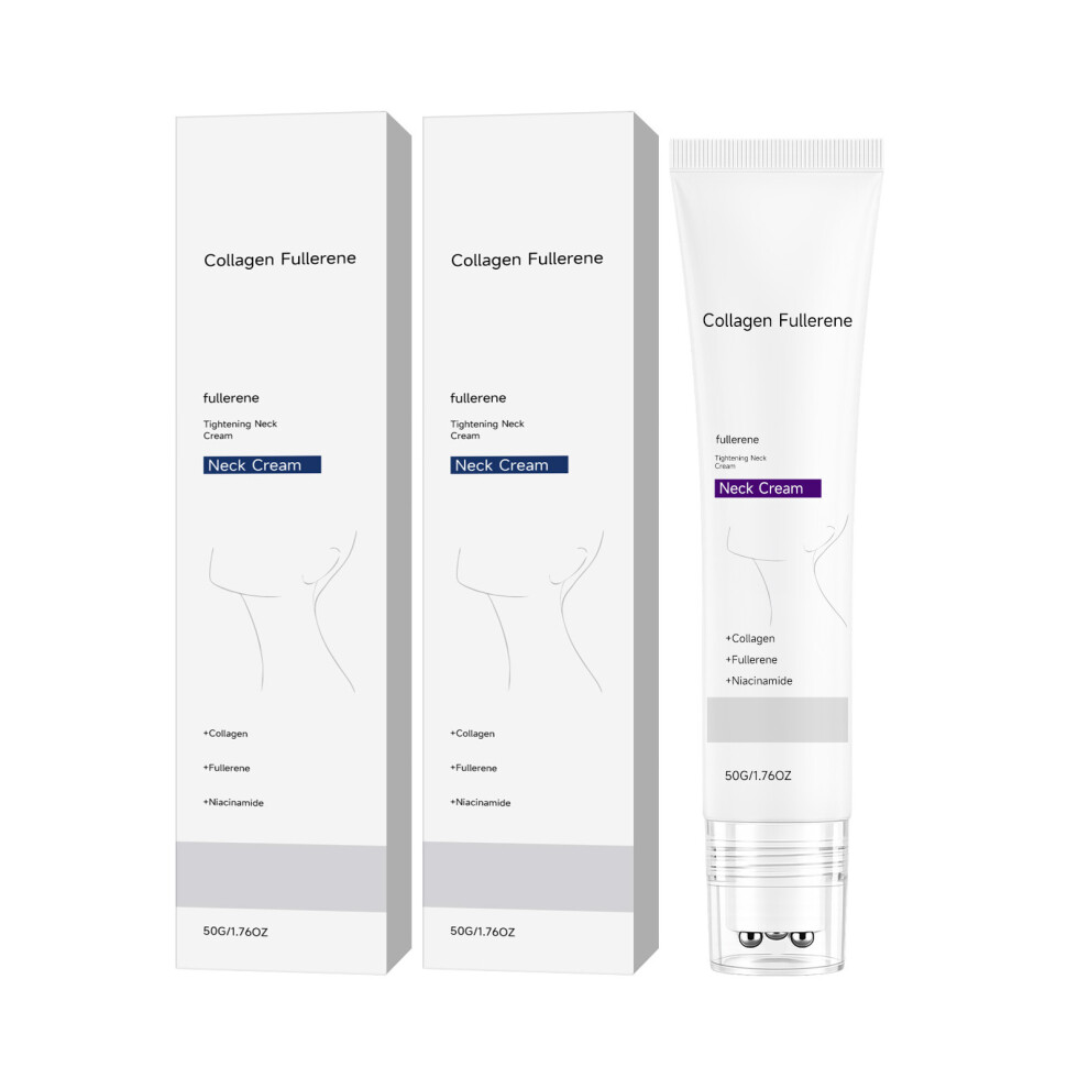 Bghone (2 X 50G Boxed) Collagen Tightening Neck Cream Nourishing Lifting & Fadingneck Lines Improving Dryness Roughness Softening Skin Neck Moisturizer