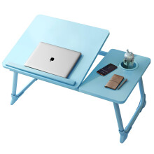 Laptop Desk, Laptop Bed Table with Foldable Legs & Cup Slot, Reading Holder Notebook Stand Breakfast Bed Tray Book Holder for Sofa, Bed, Terrace, Bal
