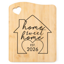 Tulolvae New Home Gifts, Bamboo Chopping Board House Warming Gifts for Best Friend Couple Family Women, Ideas Kitchen Housewarming Gifts for New Hous