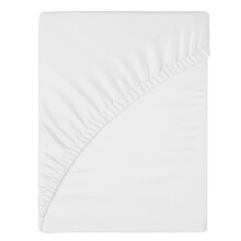 Funky Gadgets King Size Fitted Sheets White Deep Pocket 12 Inch (30cm) 90 GSM Soft Brushed Microfiber Bed Sheets Easy Care Bottom Sheet (152 X 200cm)