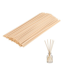 Admygo 50pcs Reed Diffuser Sticks, 7.8 Inch Rattan Wood Sticks, Diffuser Refills, Thick Room Diffuser Sticks for Essential Oil, Fibre Reeds for Diffu