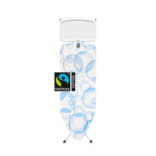 Brabantia - Ironing Board C - Extra Large Steam Iron Rest - Adjustable in Height - Non-Slip Rubber Feet - Triple Layer Cotton Cover - Foldable XL Uni