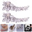 2Paires Accessoires Chaussures Fleurs Amovibles Chic 8