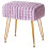IBUYKE Makeup Vanity Chair, Rectangular Footrest Stool, Purple WBD003V 1