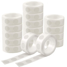 UPINS Glue Points Dots Double Sided Removable Glue Tape Dots for Balloons Crafts Decoration (300, 12mm)
