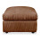 jumbo cord fabric essential footstool large size (Choclate) 1