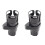 2Pièces Support ABS Noir Pour Café Et Bouteilles 2