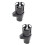 2Pièces Support ABS Noir Pour Café Et Bouteilles 6