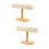 2Pièces Support Bracelet Beige En Bois Durable Surface 6