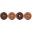 4Pièces Kit Manchons Donut Bun Maker Colorés Pratiques 2