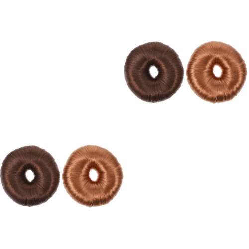 4Pièces Kit Manchons Donut Bun Maker Colorés Pratiques 2