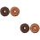 4Pièces Kit Manchons Donut Bun Maker Colorés Pratiques 6