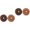 4Pièces Kit Manchons Donut Bun Maker Colorés Pratiques 4