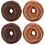 4Pièces Kit Manchons Donut Bun Maker Colorés Pratiques 5