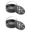 2Pièces Boîte Noire Coffret Creux Portable 5