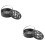 2Pièces Boîte Noire Coffret Creux Portable 6