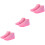 3Pièces Housses Chaussures Rose Anti- Imperméables Et Pliable 4