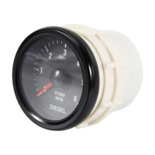 2pcs 2inch 52MM 0-6000 RPM Tachometer Backlight Tacho Meter Electrical Tachometer Gauge for 1-20 Cylinder Engine
