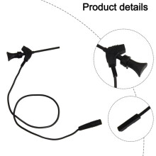 4x Multimeter-Testhaken-Clip, -IC-Haken-Testclip mit Leitungen zu 2-mm-Lochbuchse, Hochwertige Testkabelteile