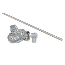 2X Metal Center Drive Shaft and Gear 25-ZJ05AN for New Version Hosim 9125 Xinlehong XLH 9125 1/10 RC Car Upgrade Parts