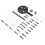 Bearing Puller 21 in 1 Disassembly Puller Inner Hole Puller Removal Tool Puller Set 6