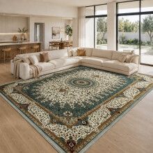 (240x320 cm- Extra Large Rug Traditional Carpet, Willow) Non-Slip Traditional Rugs Runner Carpet Floor Mat