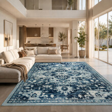 (200x290 cm- Extra Large Rug For Living Room Bedroom, Tranquil) Non-Slip Traditional Rugs Runner Carpet Floor Mat
