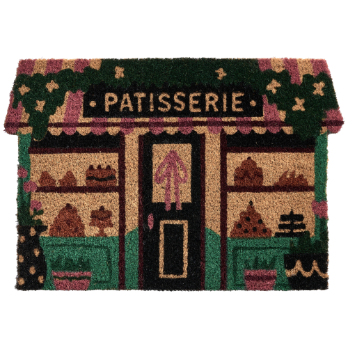 Beliani Doormat TERNATE Multicolour 60 x 90 cm Coir